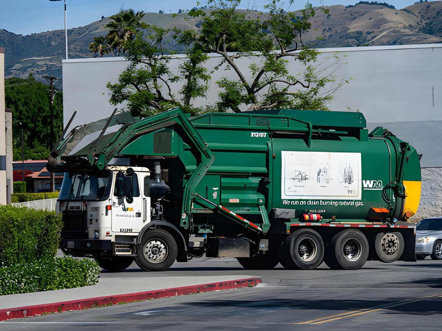 The Space Back crew hauling furniture and yard debris