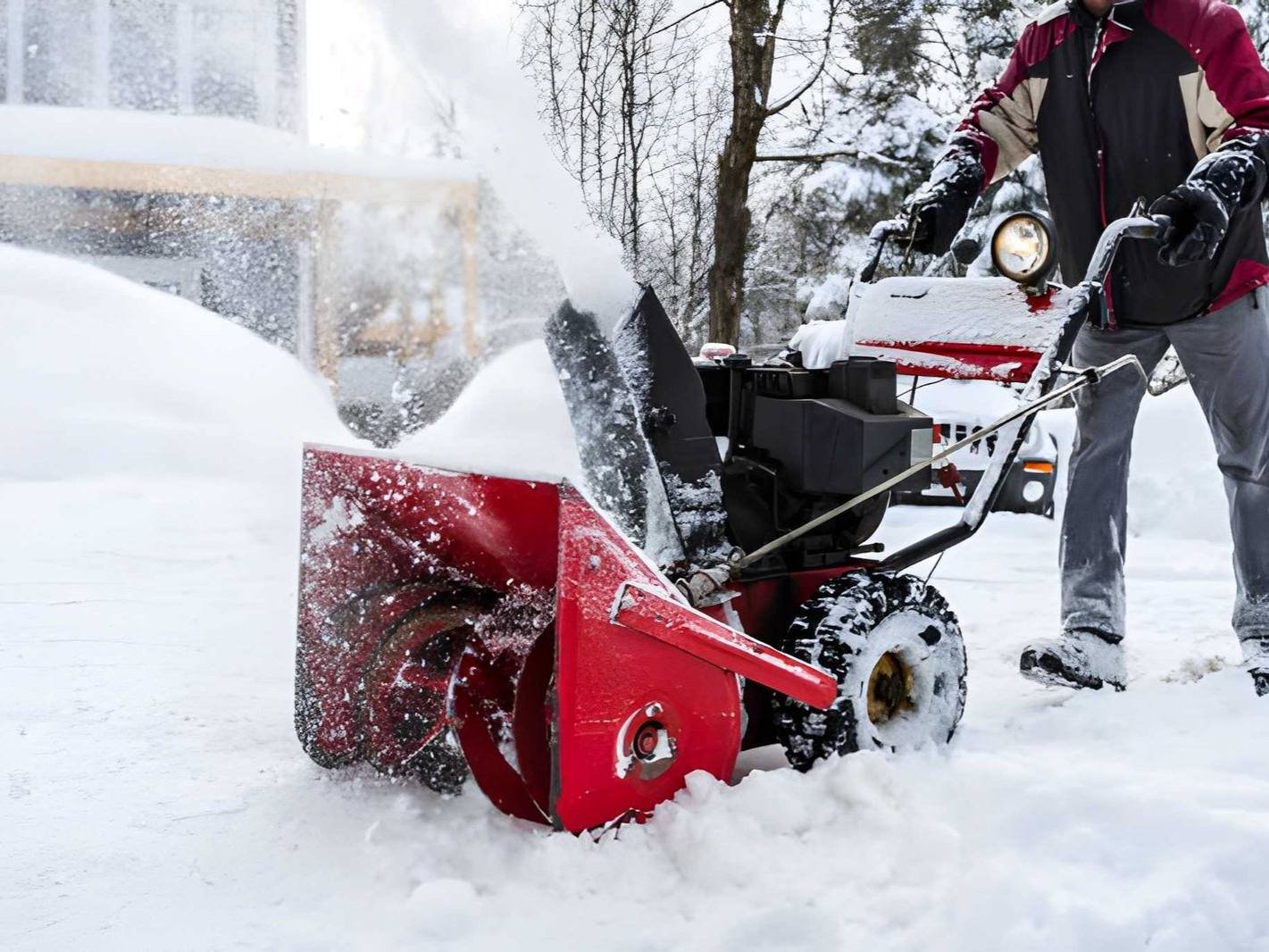 Snow removal and property services crew in Belmont, MA