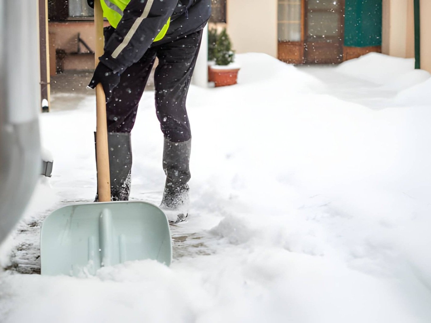 Snow removal in Belmont