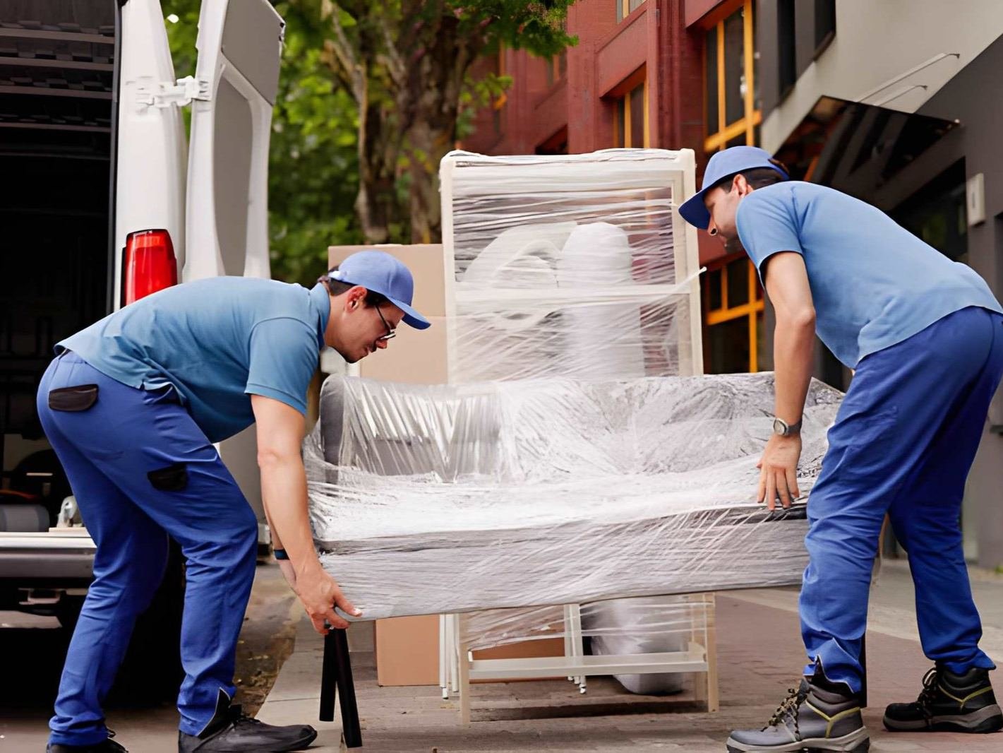 Professional service crew ready for dispatch in Belmont
